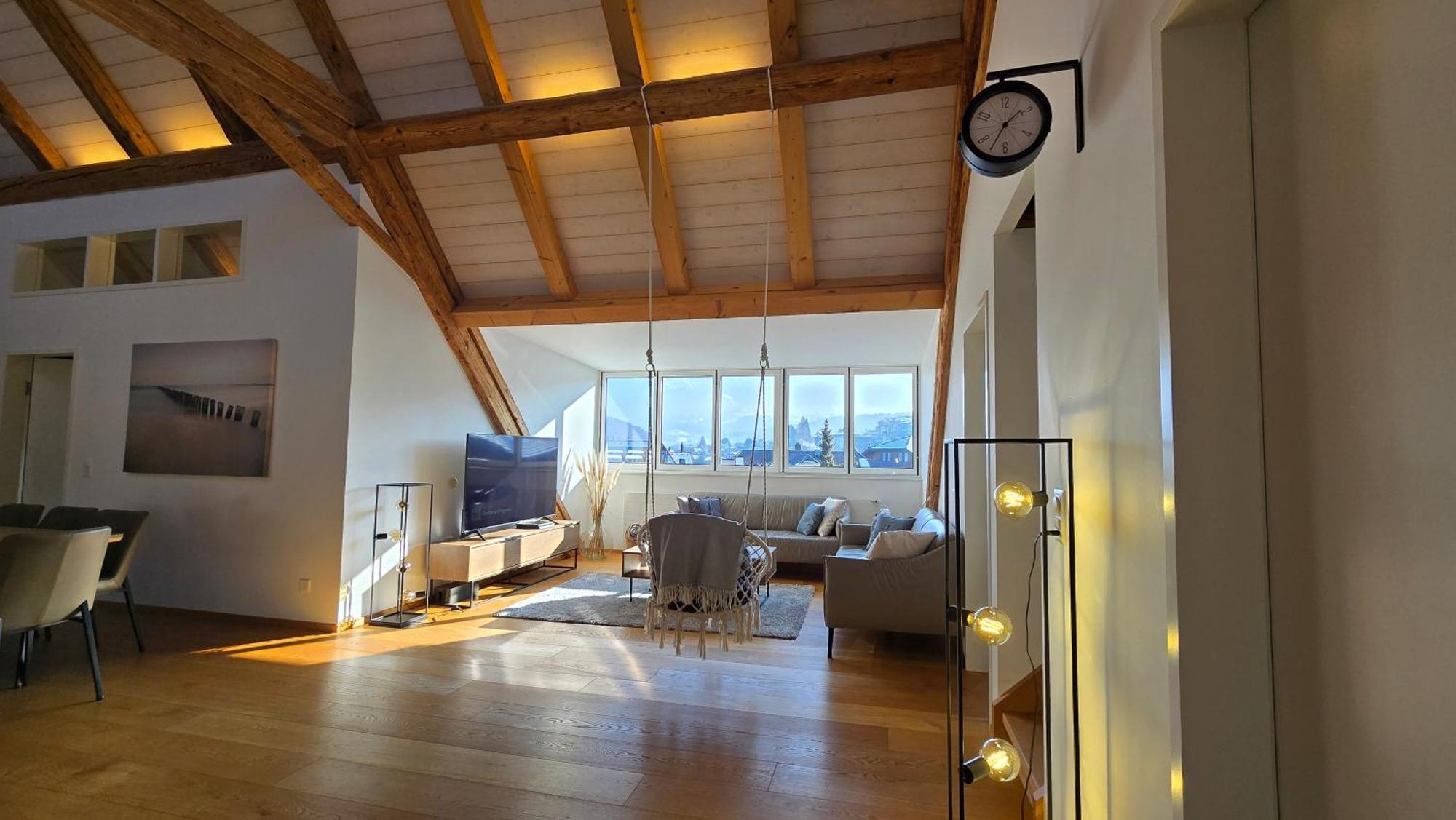 Niesen Loft Apartment Spiez Exterior photo